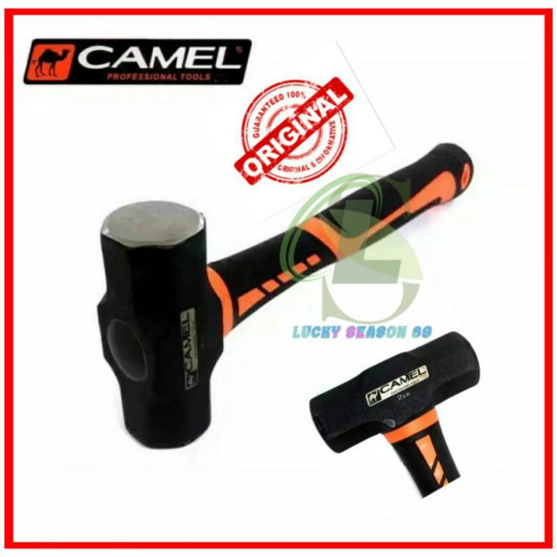 CAMEL PALU BODEM/RUBBER GRIP VARIAN 2LB-3LB PENGHANCUR BETON/PALU BATU