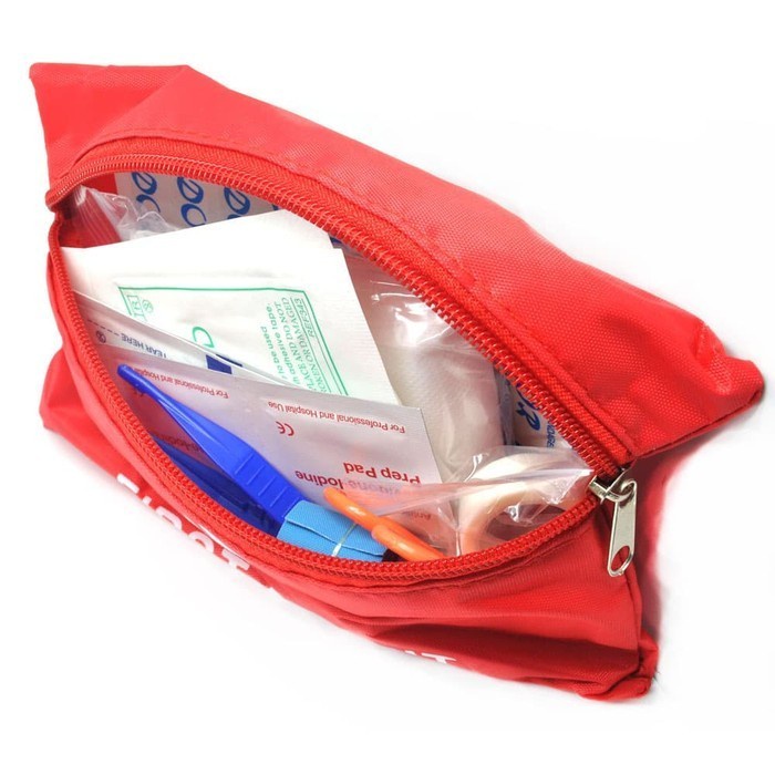 Perlengkapan P3K Survival Safety Outdoor Hiking First Aid Kit 13in1