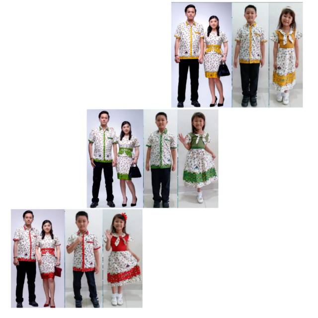 Sarimbit couple keluarga Naura Putih