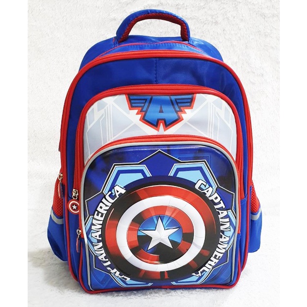 Tas Ransel Korea Sekolah SD Terbaru Fashion Kids E9F5 Style Backpack Motif Import Karakter Laki laki