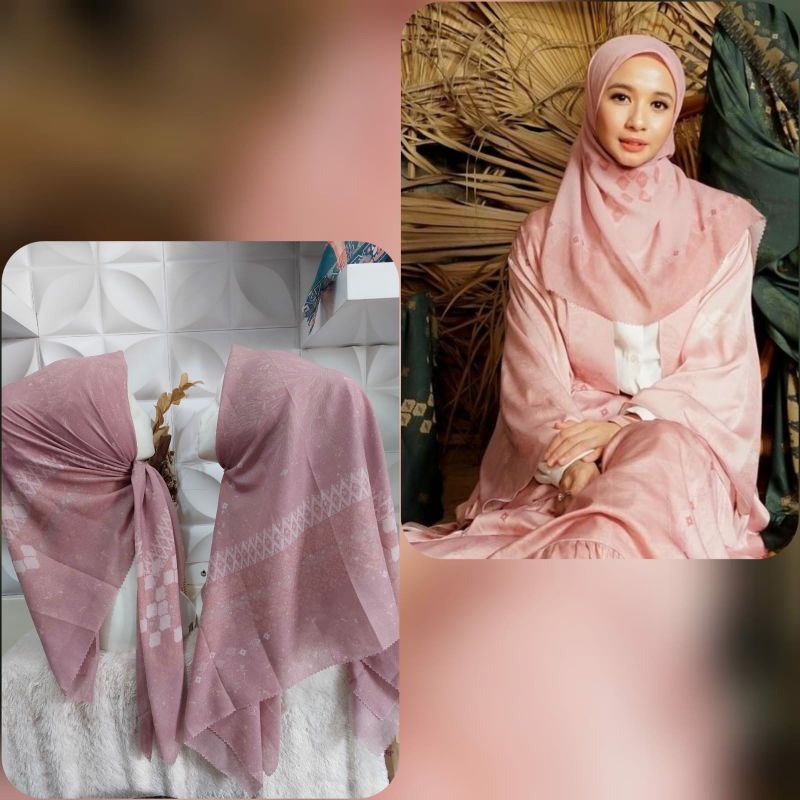 hijab voal segiempat motif terbaru like L by LCB