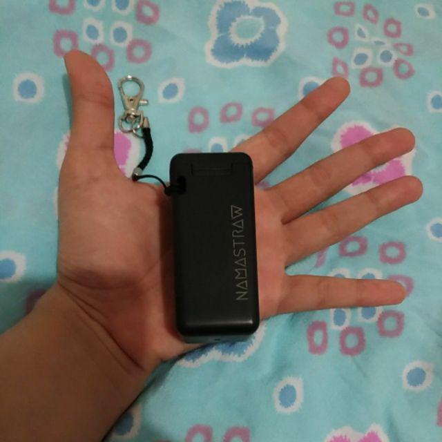 Akala Black By Namastraw foldable Stainless Straw / Sedotan Lipat