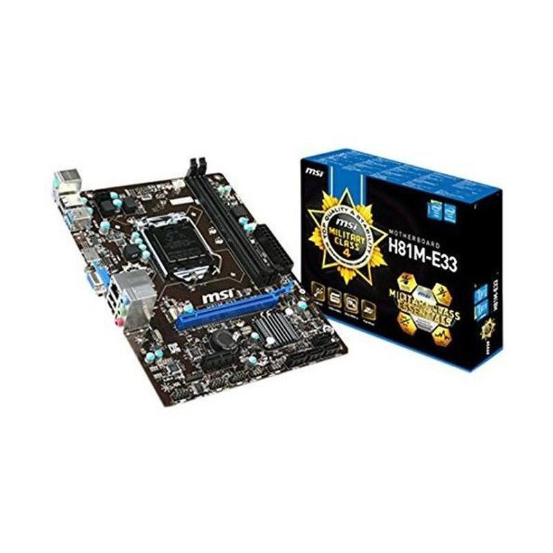 MB MSI H81M-E33 (LGA1150, H81, DDR3)