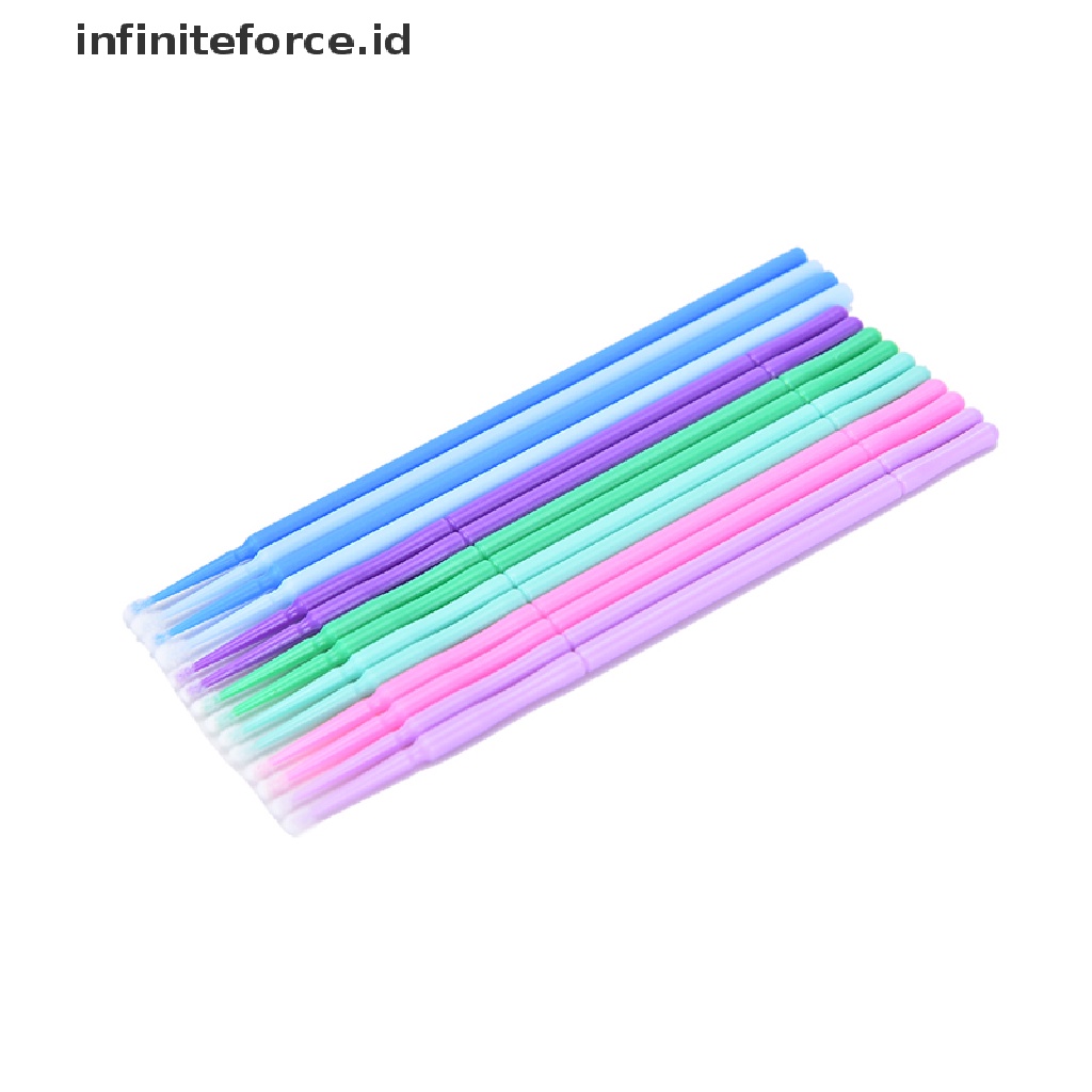 (infiniteforce.id) 100pcs Brush Aplikator Maskara Sekali Pakai