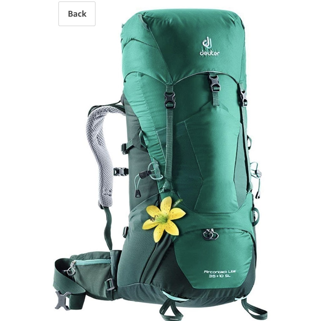 Carrier Deuter Air Contact Lite 35+10 SL Litre Original + Gratis Rain Cover