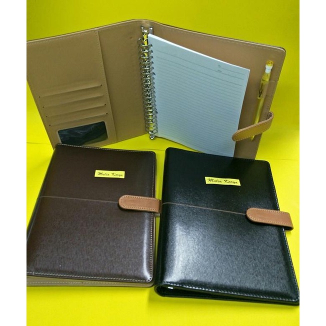 

➵ Binder Loose leaf A5 Kulit Imitasi / Agenda Binder Kulit ➣