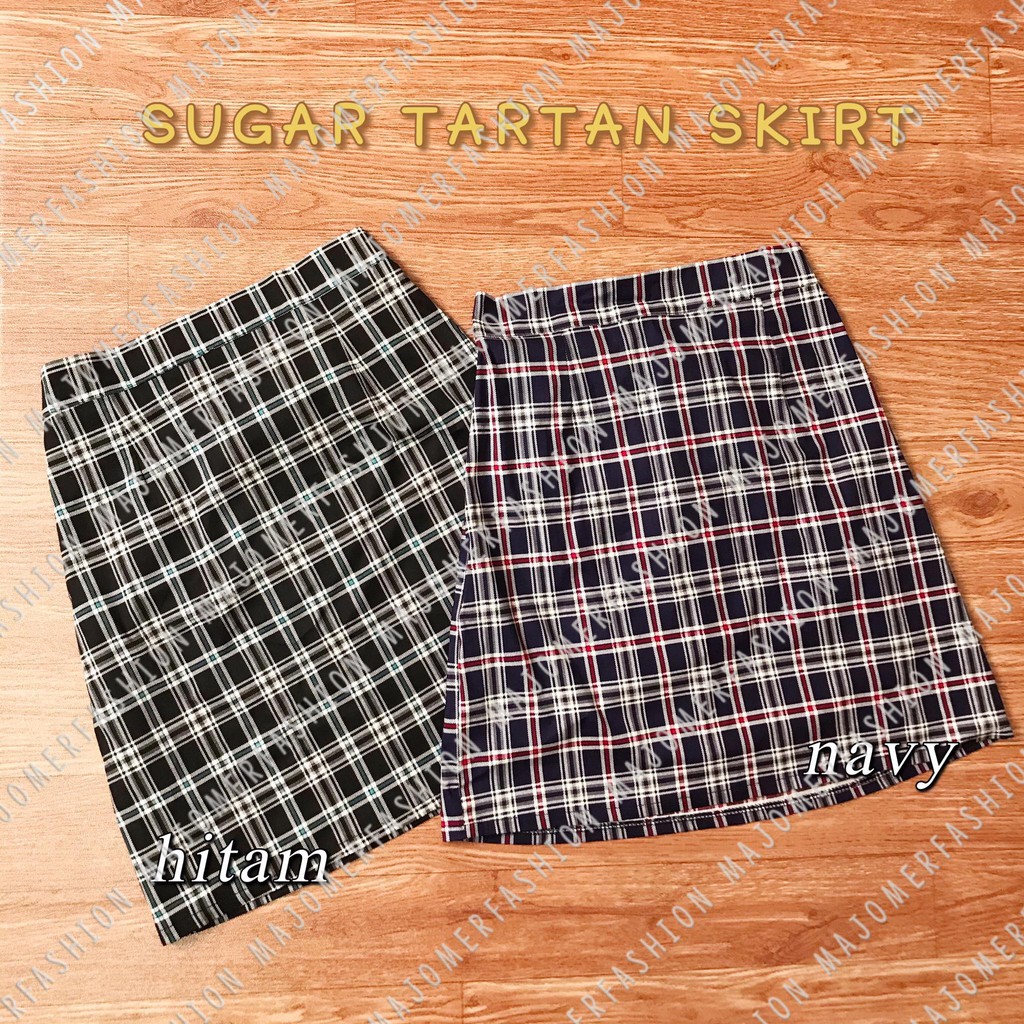 MAJOMER ® | SUGAR TARTAN SKIRT - ROK KOTAK MINI SKIRT