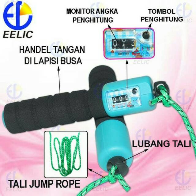 Skipping Lompat Tali Dengan Penghitung Putaran