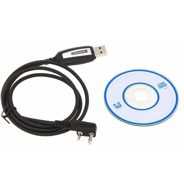 Promo Kabel Data Program & CD Radio HT UV-5R, UV3R Plus, BF-888S DLL Murah