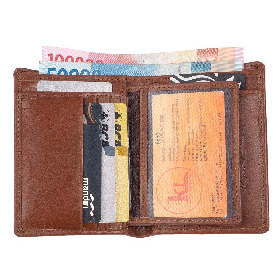 Kenes Leather Dompet Pria Kulit Asli Cello Pullup Premium - Free Gravir Nama