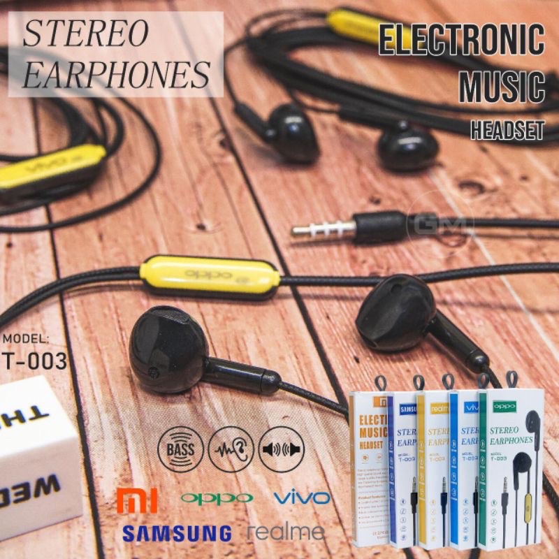 Hf Headset BRAND T-003 Electrik Music