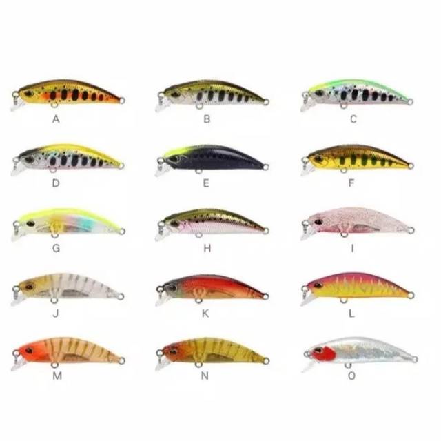 Minnow singking Glowing Minnow Lure 5 gram/5cm