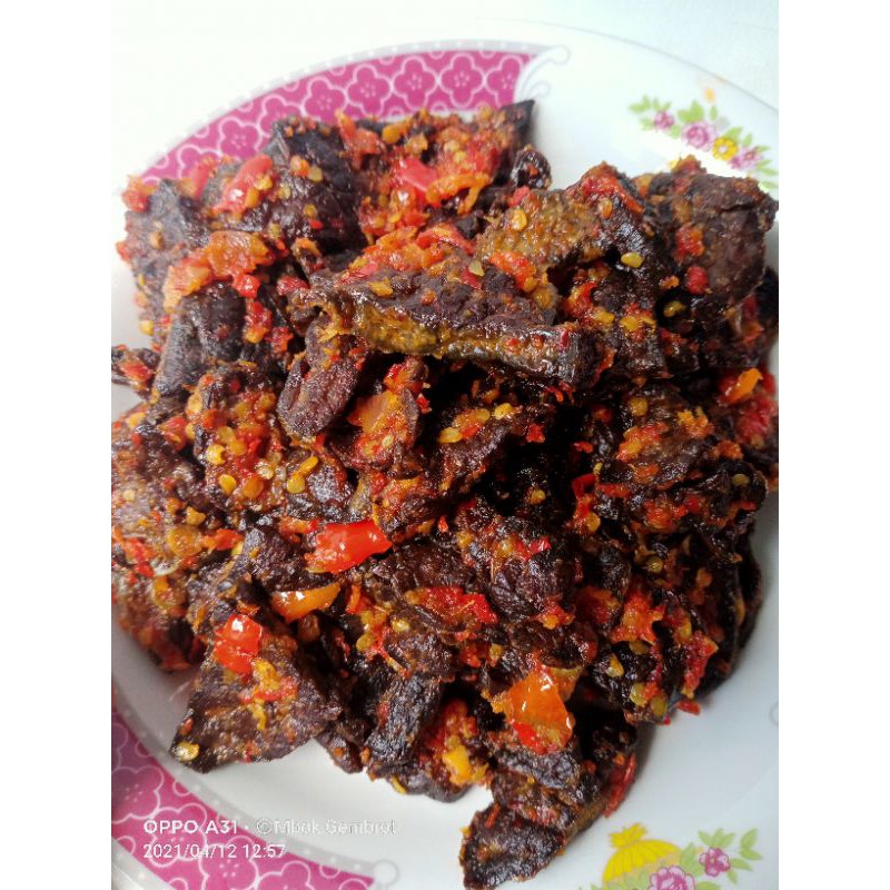 

Mbok Gembrot Paru Pedes 250gr