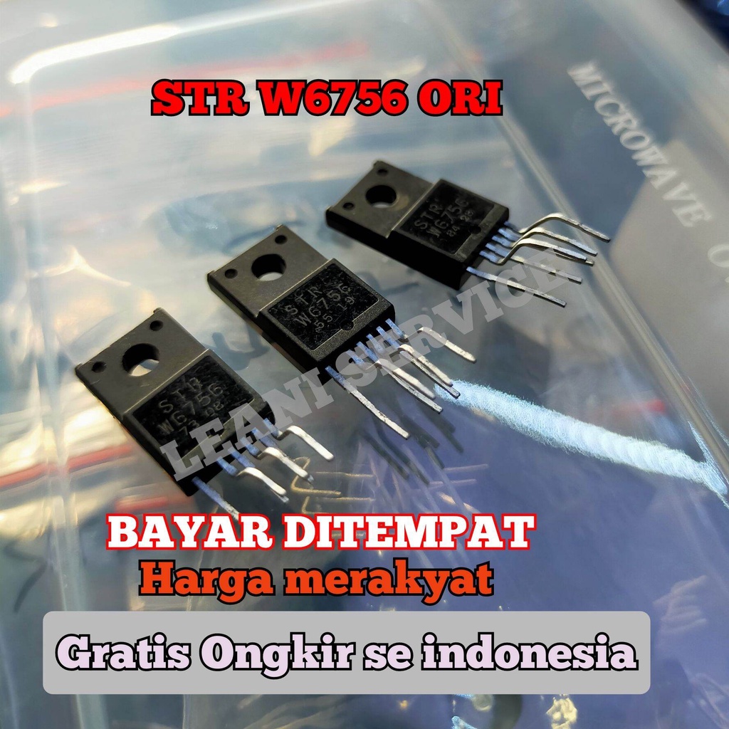 STR W 6756 ori ic powsuplai tv tabung ic regulator