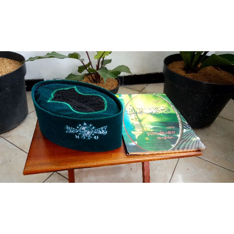 Peci Hijau AC Terompah Logo NU