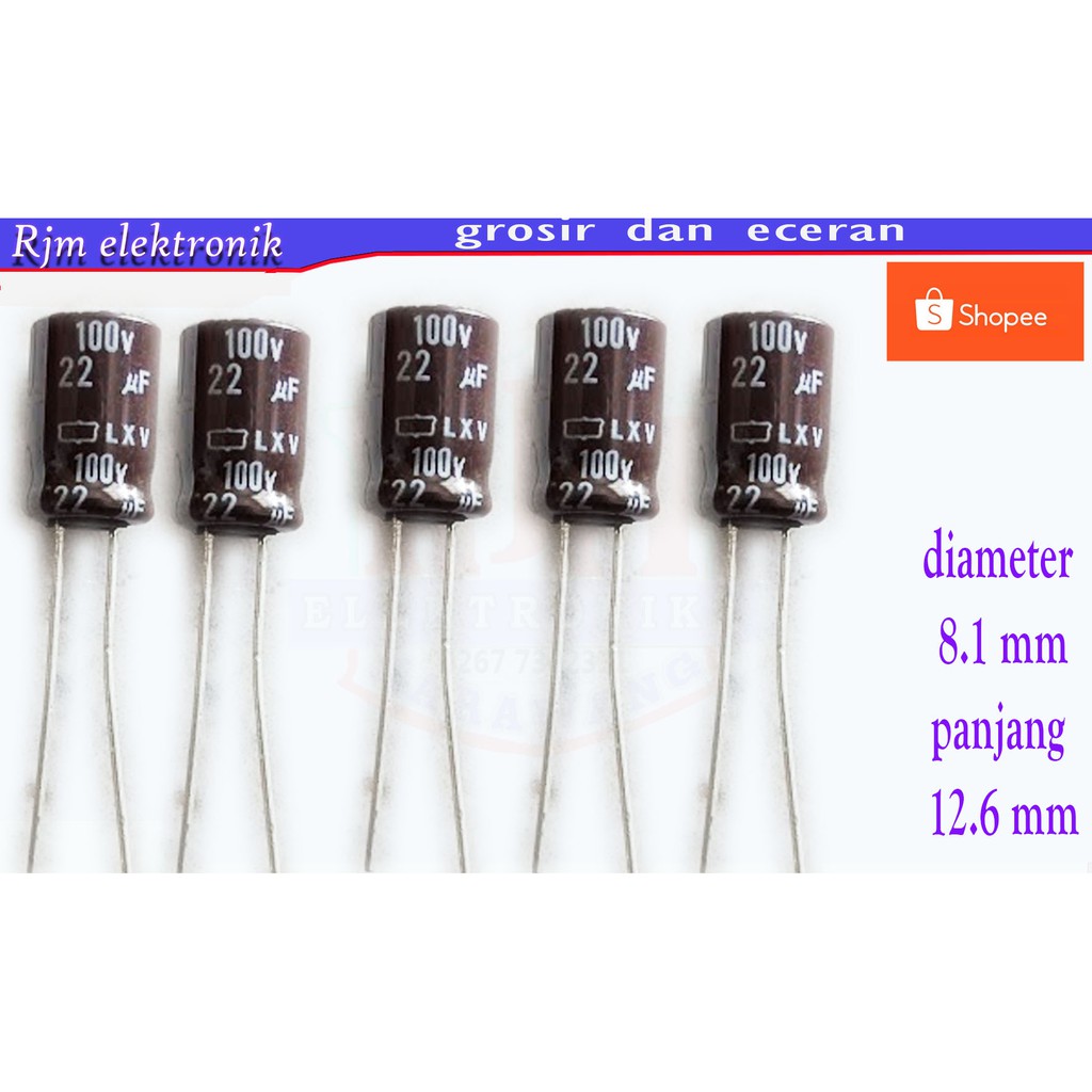 Elco 22uf 100v