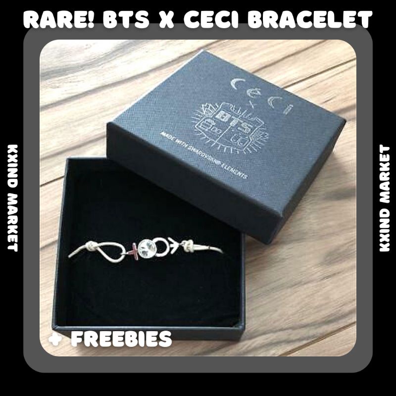 [ RARE ] BTS Ceci Magazine Swarovski Bracelet / album BTS / photocard BTS / PC JK / PC Tae tear o