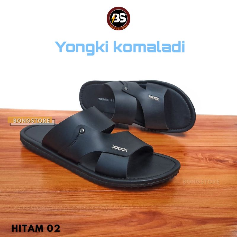 Sandal casual pria yongki komaladi terbaru sandal pria slide yongki komaladi terlaris