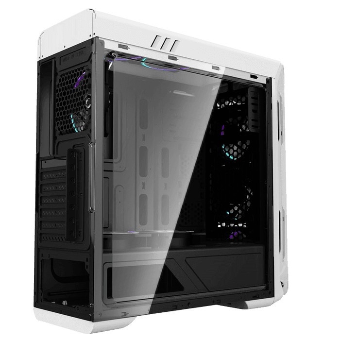 GAMEMAX Casing Optical G510 Gaming PC Case with Fan - Putih