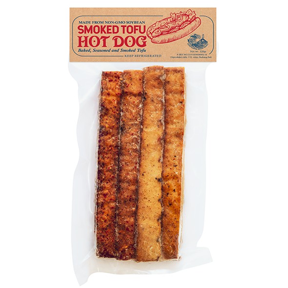 

Smoked Tofu HOT DOG NON-GMO / Tahu asap isi 4pcs-320gr