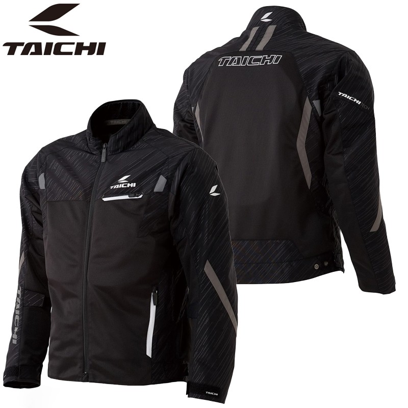 Jaket RS Taichi RSJ331 RSJ-331 Torque Mesh Jacket Black/White