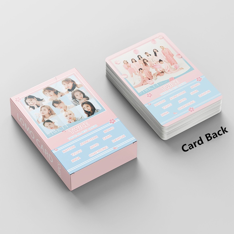 55pcs/box TWICE Photocards TWICE4 2022 Album LOMO Card Postcard ((In STOCK) Kpop fan)