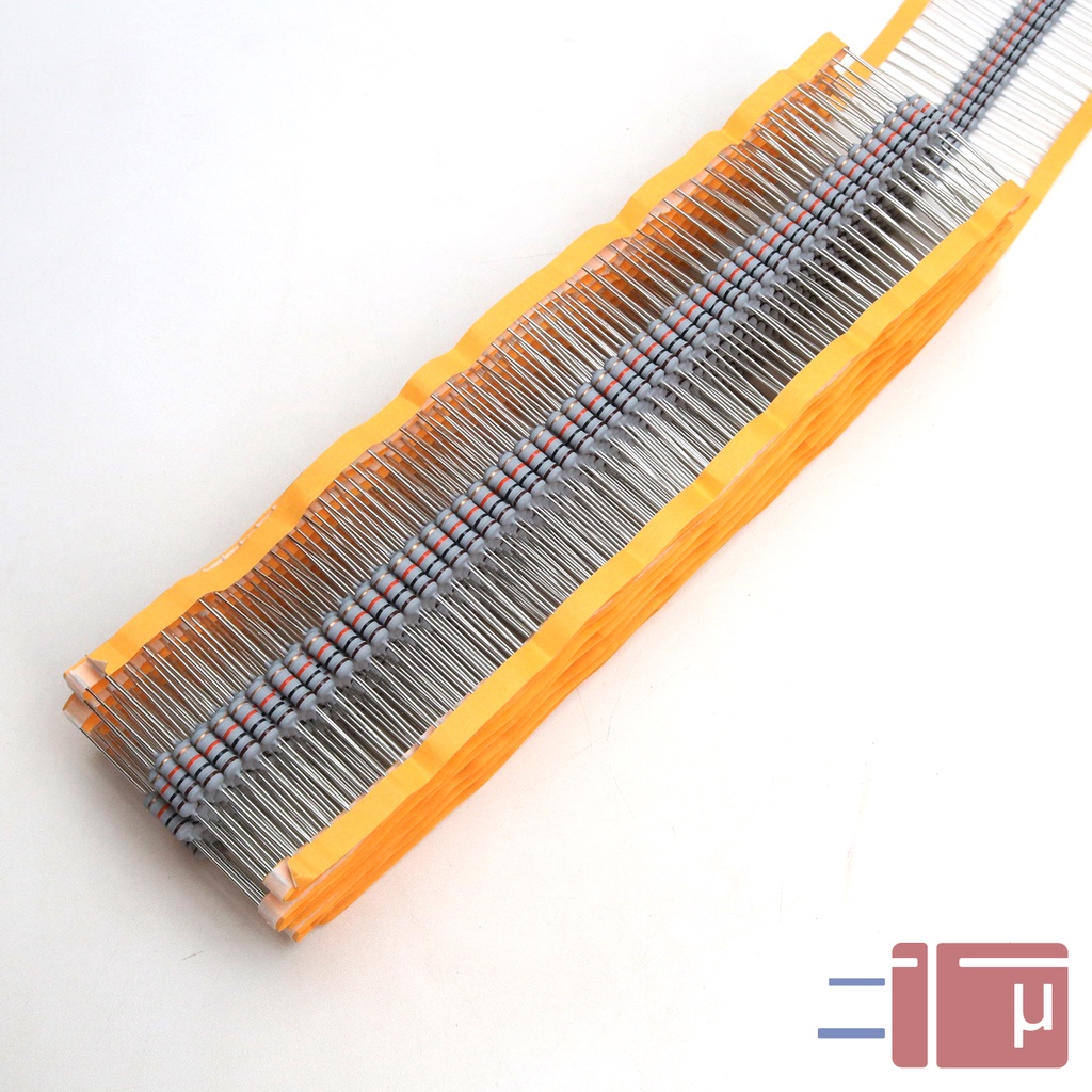 x10 Resistor 10K 1W Metal Oxide 5% Taiwan Kaki Tembaga