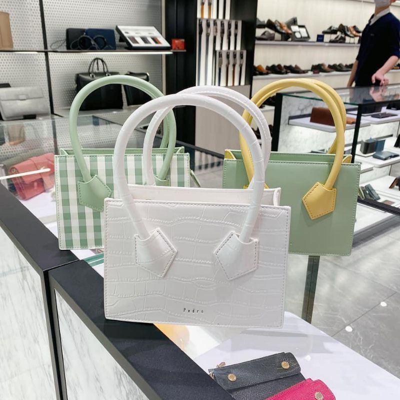 

PDRO Structured Top Handle Bag