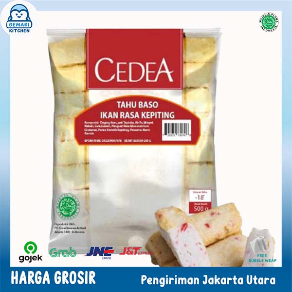 CEDEA TAHU BASO IKAN RASA KEPITING 500 GRAM