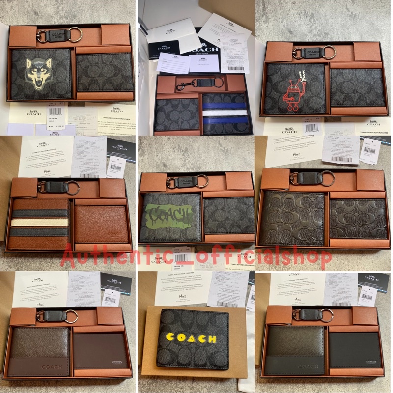 [SALE !!] Wallet Dompet Coach Pria/Laki laki Lengkap FULLSET