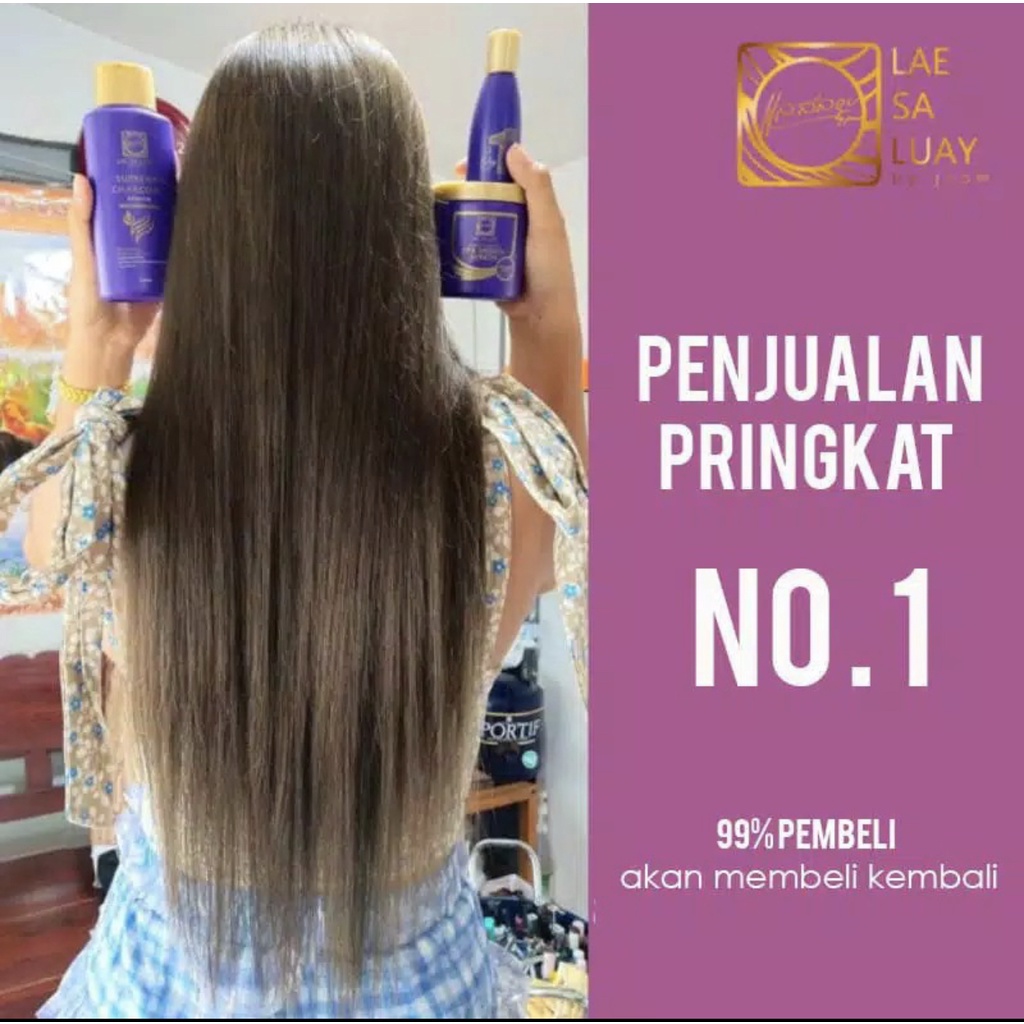 Lae Sa Luay Hair Spa Smooth Keratin / Masker Rambut / Creambath / Treatment Rambut - 250 ml BPOM