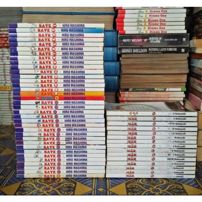 Komik Set Rave 1-35 + komik set Mar 1-15 (pesanan)