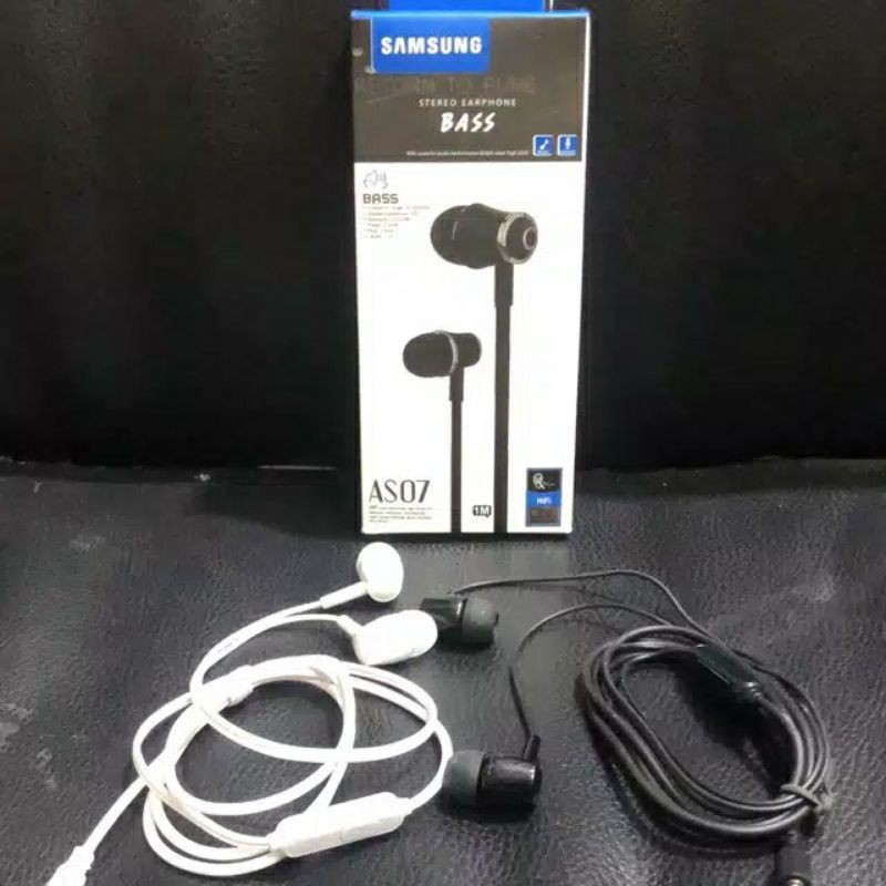 HF Headset AS07  SAMSUNG suara bass bagus