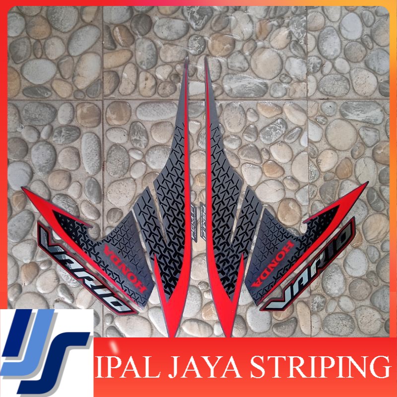 stiker striping motor honda vario 110 2016 drakgrey