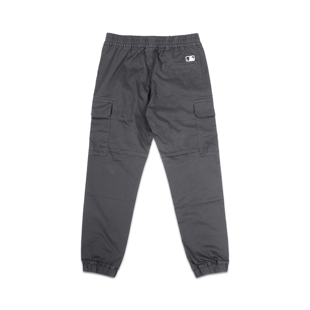 M7B NY Yankees Basic Cotton Cargo Track Pants Dark Grey