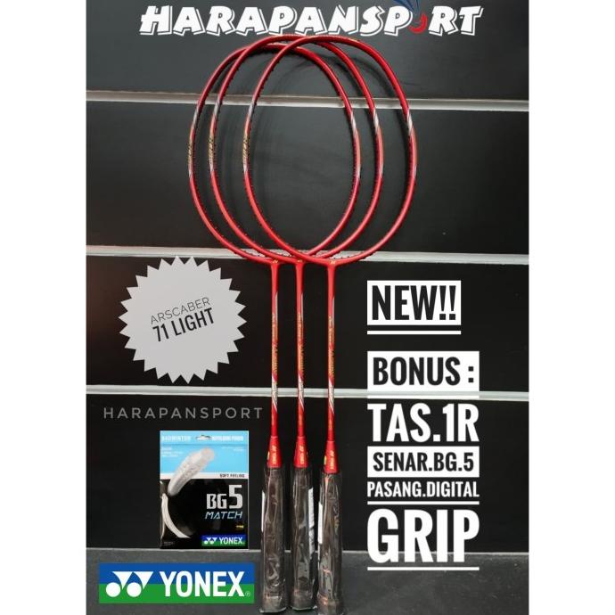 PROMO RAKET BADMINTON YONEX ARCSABER 71 LIGHT ORIGINAL