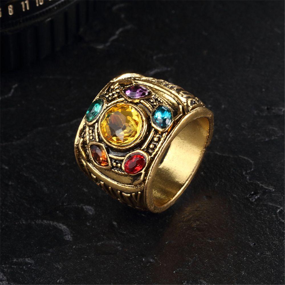 Preva Cincin Kepribadian Unisex Perhiasan Aksesoris Aksesoris Pesta Jewelry Gift Power Ring