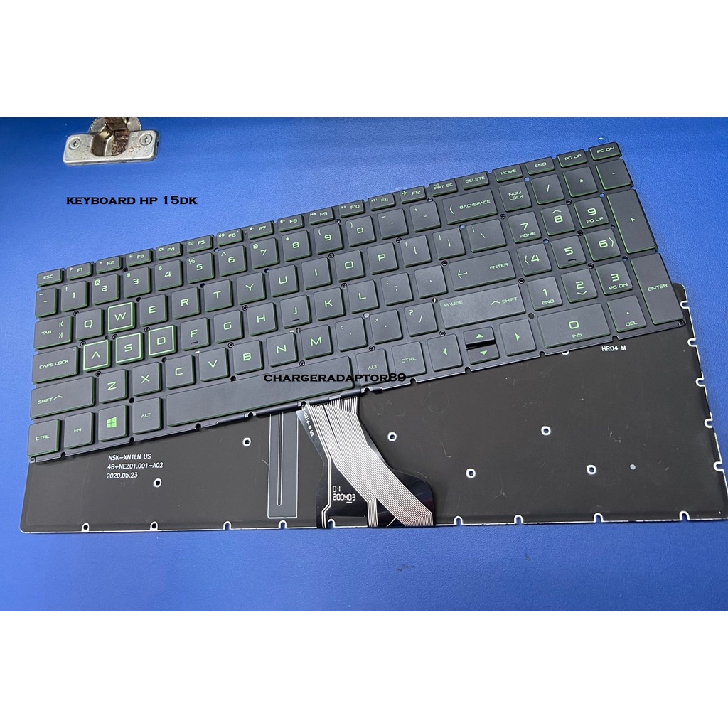 Jual Keyboard Hp 15Cx 15Ec 15Dk Nskxn2bc Backlit green Pavilion