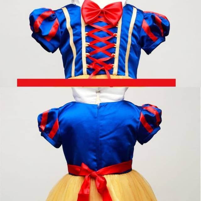 Dress baju costume kostum gaun princess  snow white ok  good quality