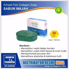 ERHSALI FISH COLLAGEN SOAP NASA ORIGINAL - SABUN COLLAGEN NASA