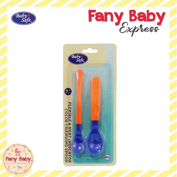 BABY SAFE FLEXIBLE &amp; HEAT INDICATOR SPOON BS350