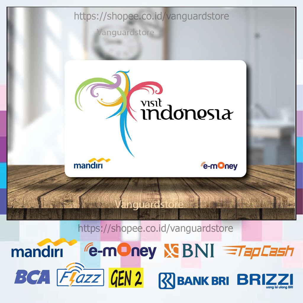 KARTU E MONEY E TOLL VISIT INDONESIA KUMPULAN 39 EMONEY MANDIRI FLAZZ BCA BNI TAPCASH BRIZZI BRI