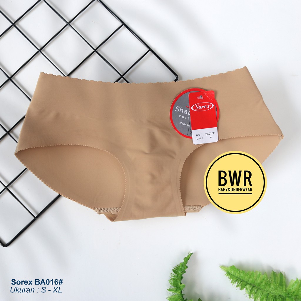 CD  Busa Sorex BA016 | Celana Pengencang Pantat Type Segitiga Booty Sponge Pant Original - Bwr IX F2