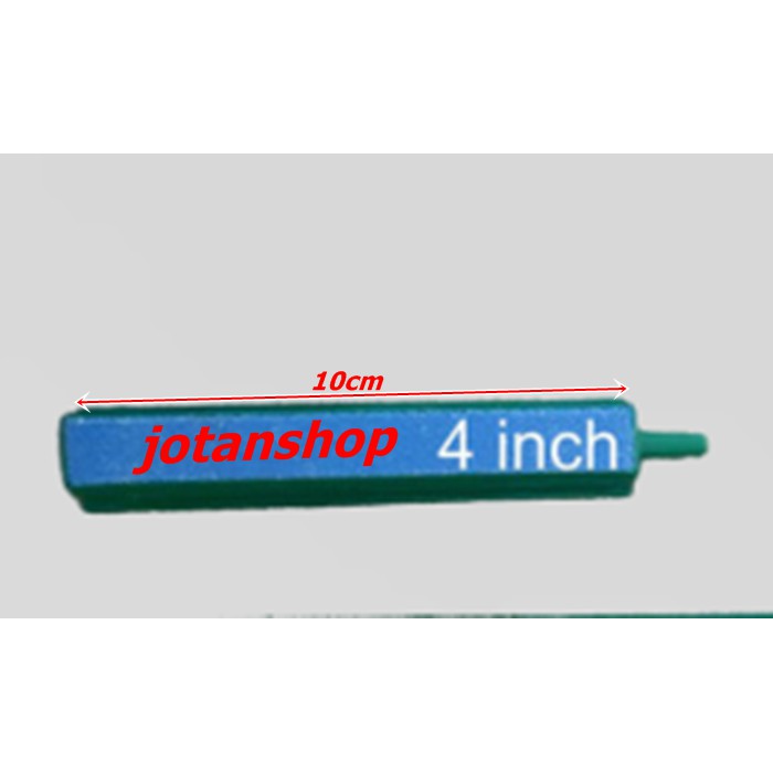 BATU AERATOR PANJANG 4&quot; inch 10cm Gelembung Udara Aquarium air stone 10 cm