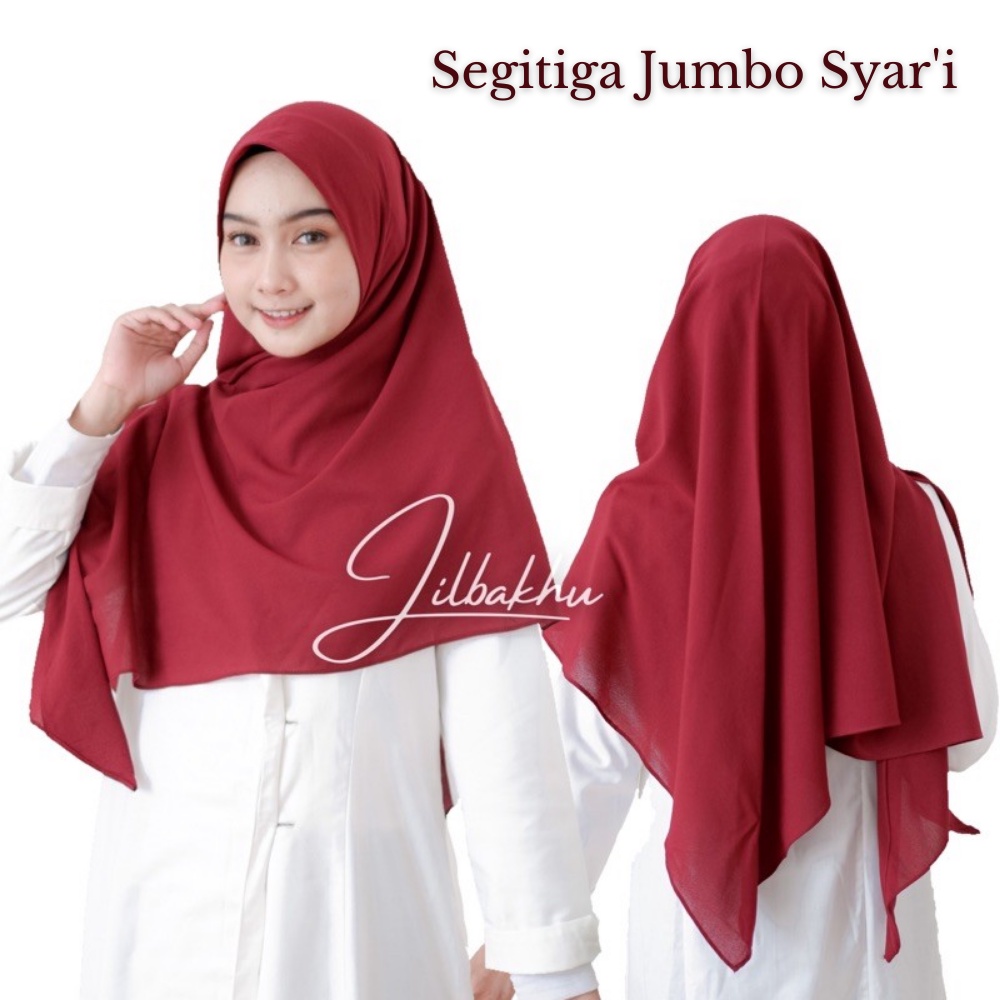 Jilbab Segitiga Instan JUMBO diamond