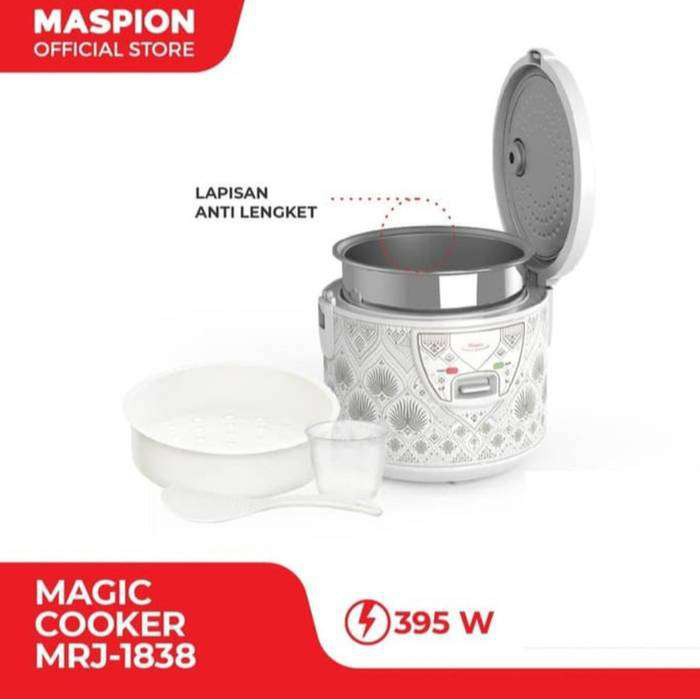 Magic Com / Rice Cooker Maspion MRJ 1838 Kapasitas 1,8 Liter TERMURAH