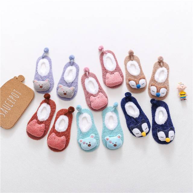 KK3-Kaos Kaki BULU 3D Anak Bayi Fleece