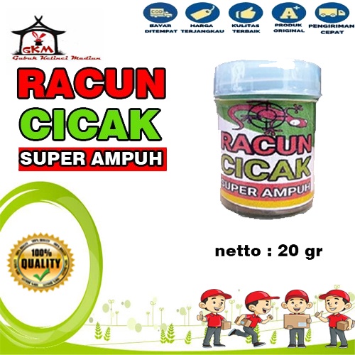 Obat Racun Cicak Tokek Oles Paling Ampuh Langsung Mati 20gr