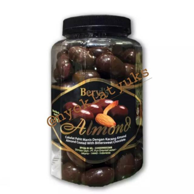 

Beryl's Almond Bittersweet Chocolate 500gr