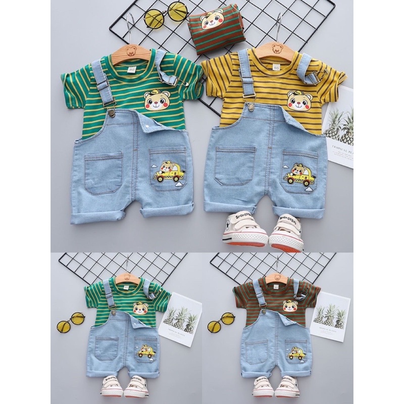 setelan jumsuit anak 1-4 th